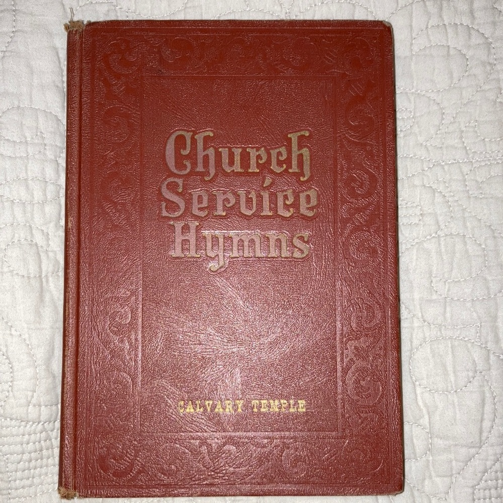 Vintage church service hymns Calvary Temple 1948